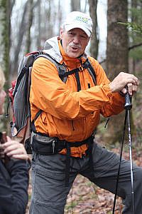 Event leader on beautiful hike